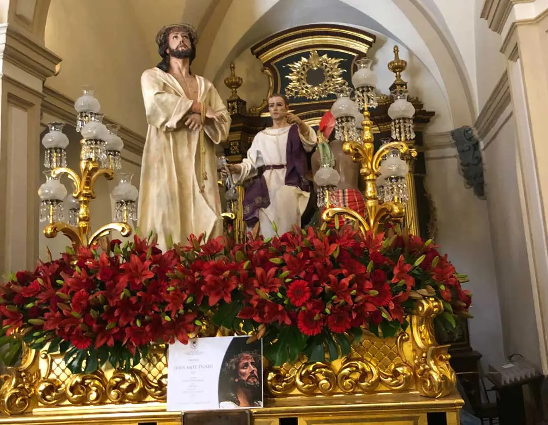 Jesús ante Pilatos. Foto: Antonio López