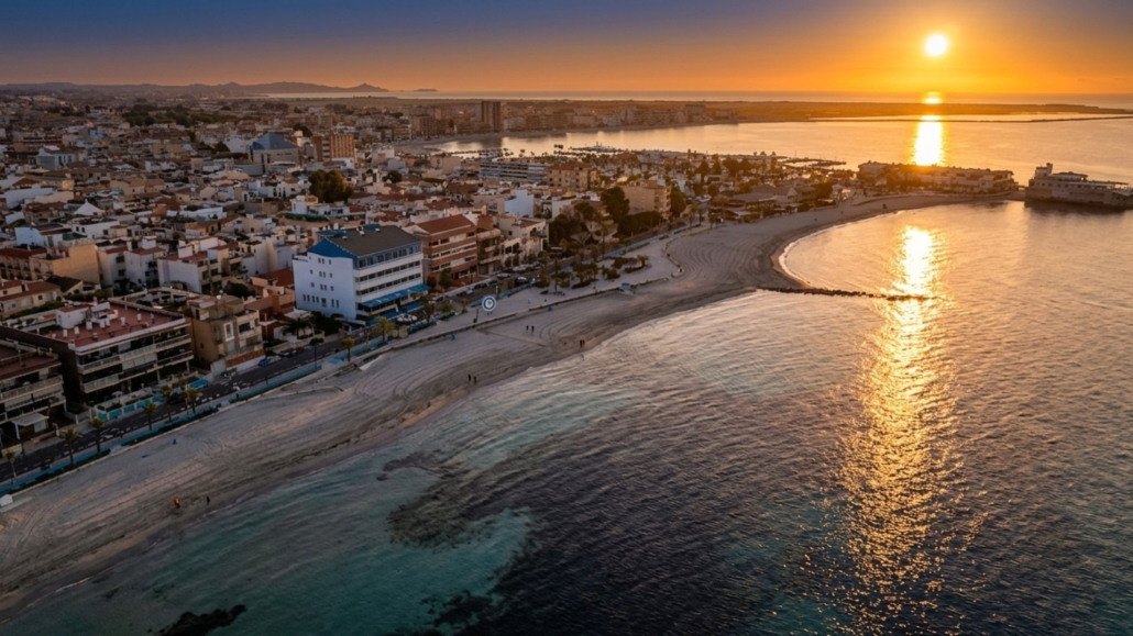 playas del mar menor, la curva lopagan