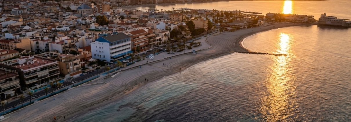 playas del mar menor, la curva lopagan